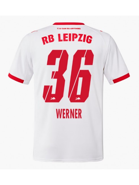 RB Leipzig Timo Werner #36 Replika Hemmakläder 2025-26 Kortärmad RB Leipzig Timo Werner #36 Replika Hemmakläder 2025-26 Kortärmad
